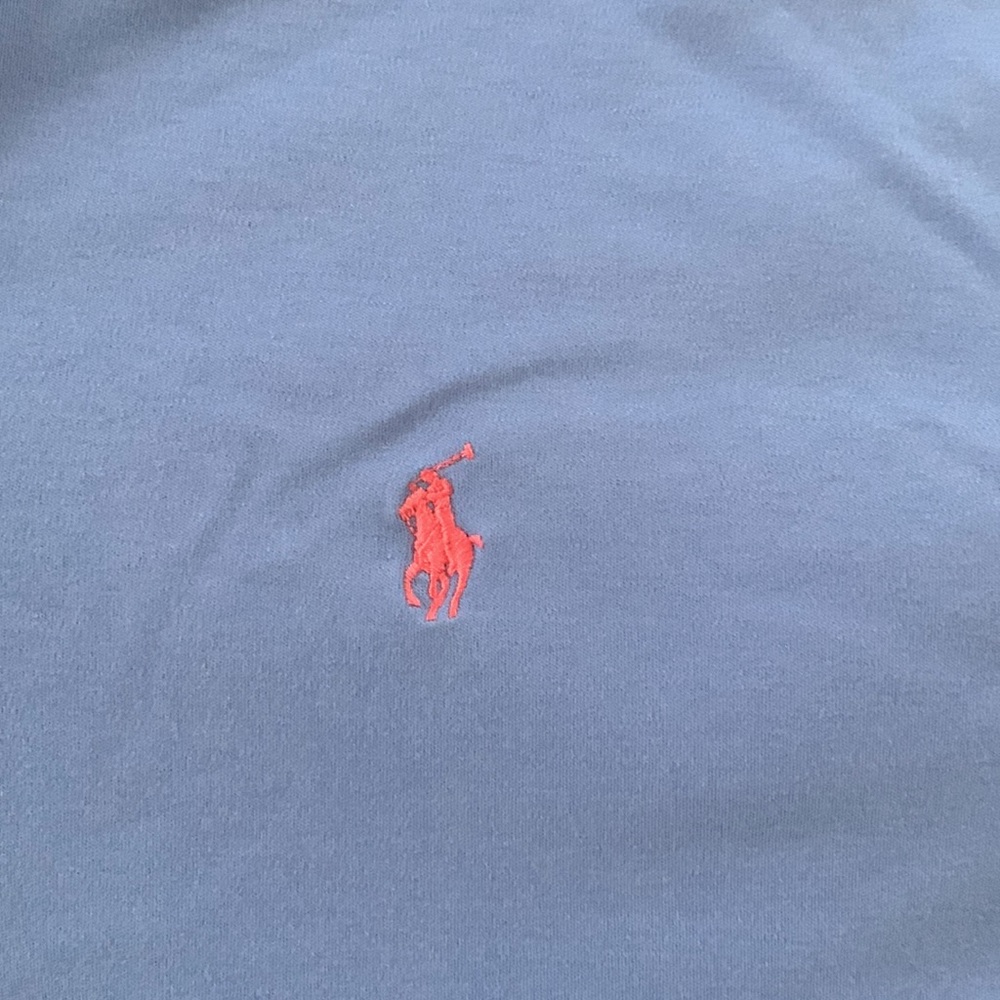 Blue Polo Ralph Lauren XL Pima soft touch polo shirt
